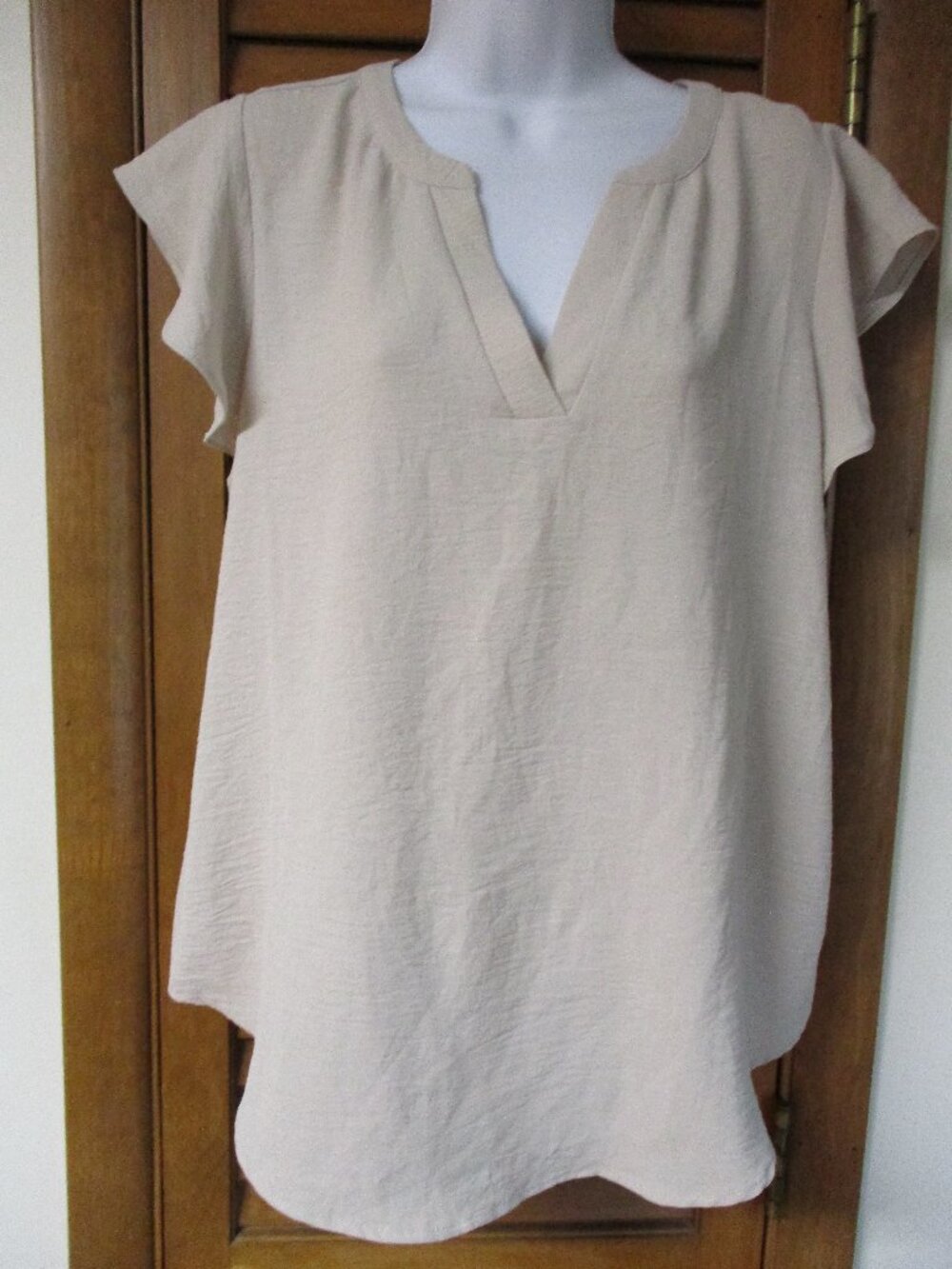 Women's Adrianna Papell  cap sleeve blouse, large